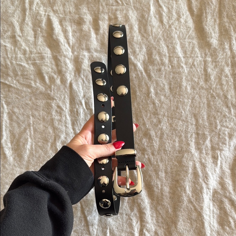 Madewell Black Studded Belt